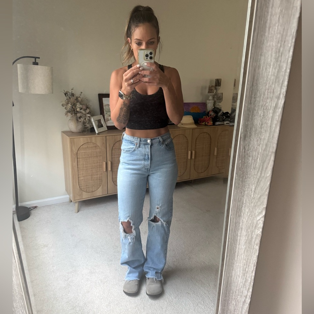 Levi’s ribcage straight jeans